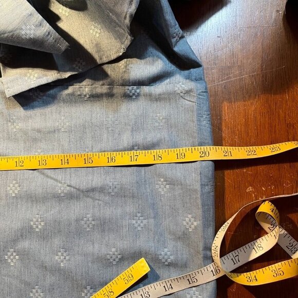 Vintage 90s Peplum Waist Midi Dress Womens M Professional Retro Pleated USA - Picture 14 of 15